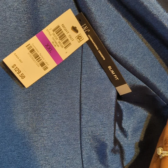 Men's INC Nyquil Blue Dinner Jacket in XXL